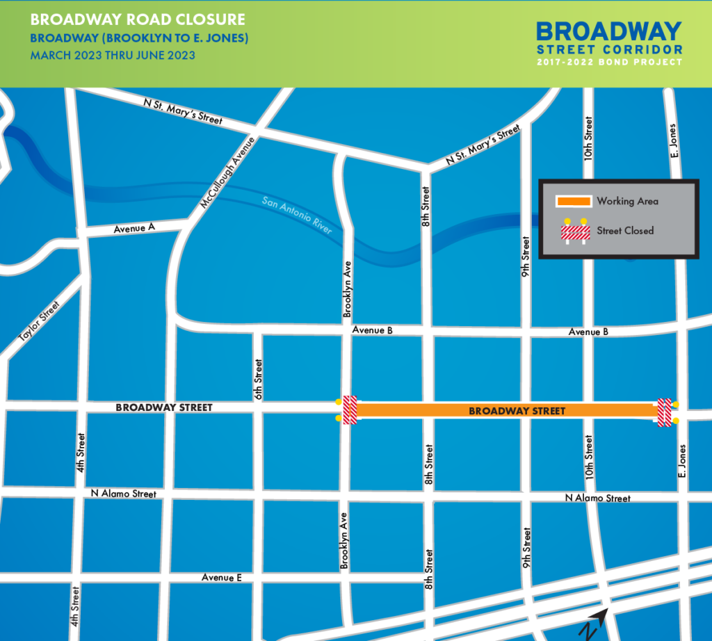 Construction Updates – Broadway Street Corridor – San Antonio